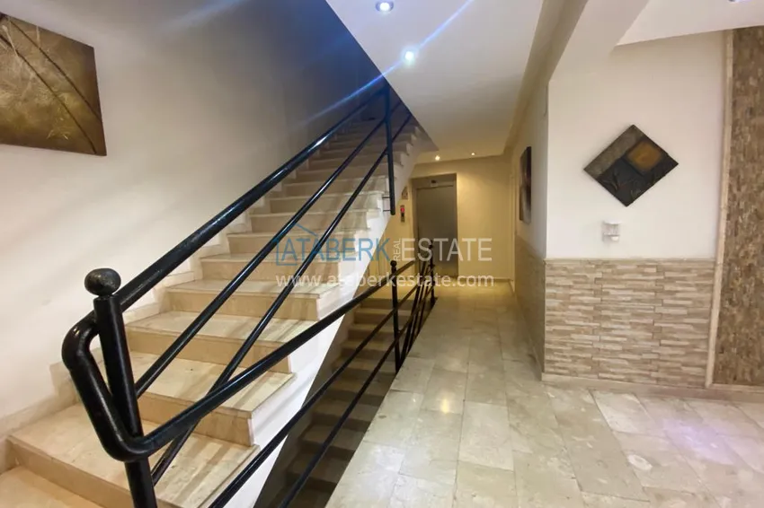 Квартира 2+1 в центре Алании меблированная с видом на море и замок 22 