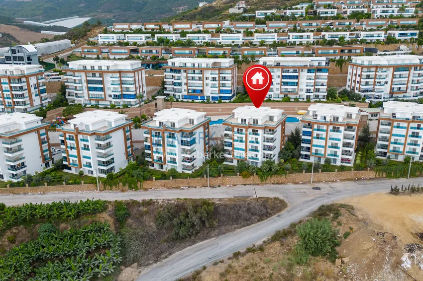 Квартира 3+1 меблированная с видом на море, Каргыджак – Алания 21 