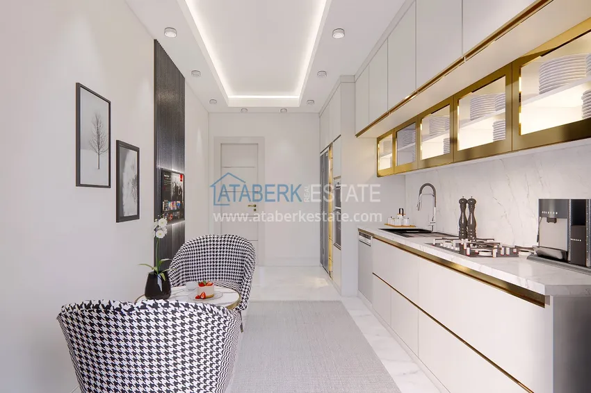 Приобрести Линейные квартиры 3+1 на этапе строительства в городе Газипаша 28 