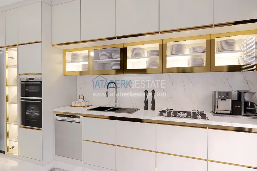 Приобрести Линейные квартиры 3+1 на этапе строительства в городе Газипаша 31 