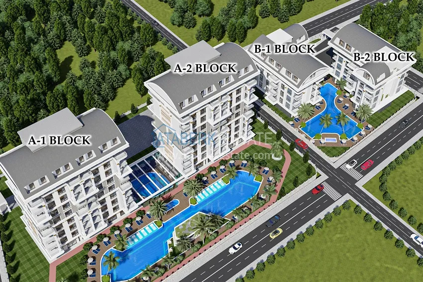 Инвестиционная недвижимость на этапе проекта – Алания, район Паяллар 21 