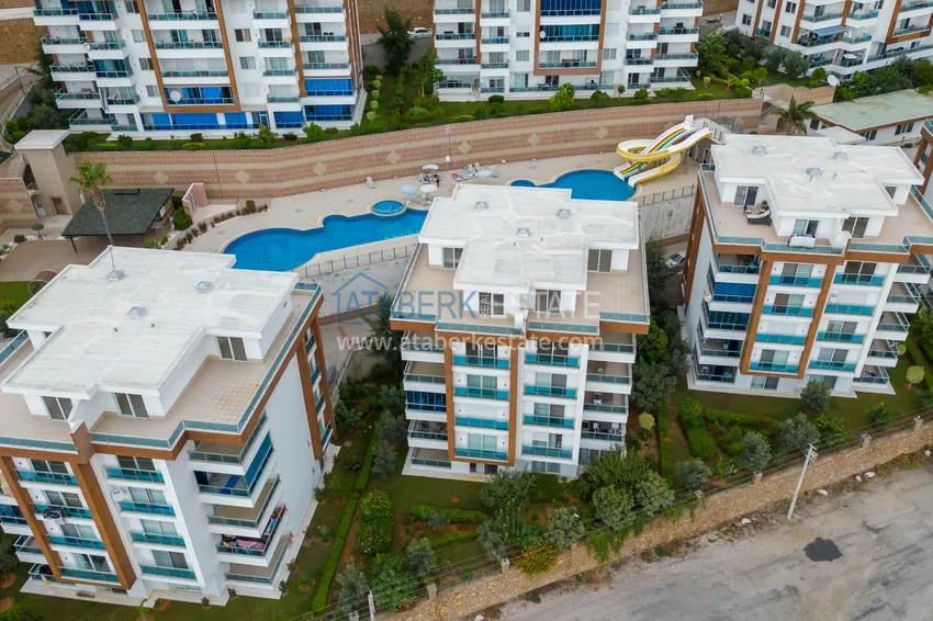 Квартира 3+1 меблированная с видом на море, Каргыджак – Алания 22 