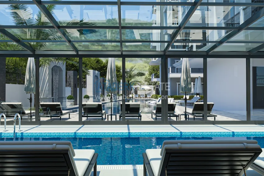 Квартира 1+1 от инвестора в комплексе на этапе строительства в центре Алании, 83 кв.м, 7 этаж 14 