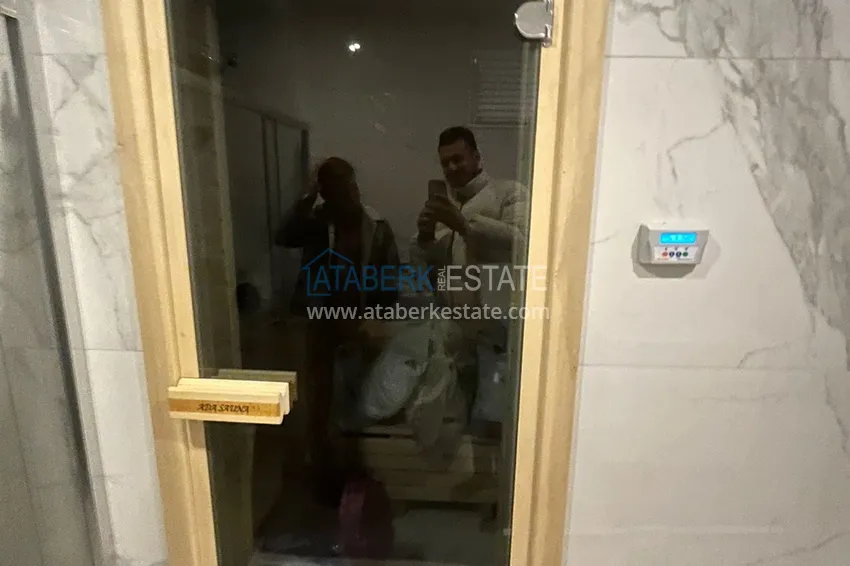 Приобрести Садовый дуплекс 3+1 в комплексе на первой береговой линии, Каргыджак – Алания 19