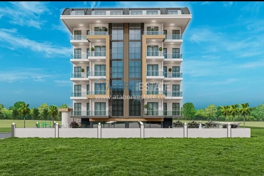 Квартира 1+1 в Авсалларе от собственника в строящемся бутик- комплексе  1 