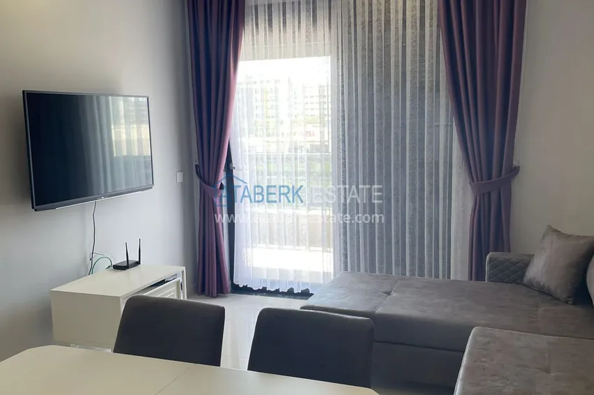 Приобрести Квартира 1+1 с мебелью в современном комплексе, район Каргыджак - Алания  1 