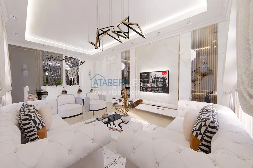 Приобрести Линейные квартиры 3+1 на этапе строительства в городе Газипаша 7 