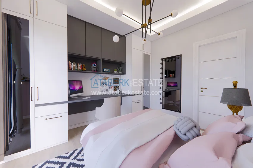 Приобрести Линейные квартиры 3+1 на этапе строительства в городе Газипаша 42 