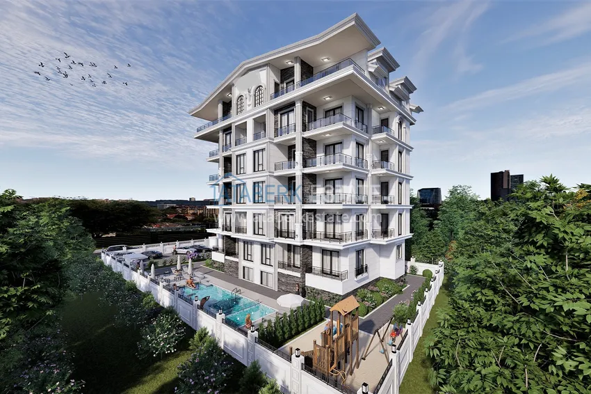 Недвижимость от застройщика на этапе строительства в Газипаше  1 