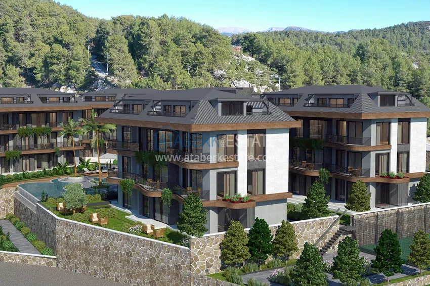Новый проект ультрасовременного жилого комплекса в Алании – район Бекташ 2 