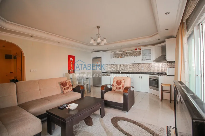 Приобрести Квартира 2+1 меблированная с видом на море и горы, район Махмутлар – Алания 1 