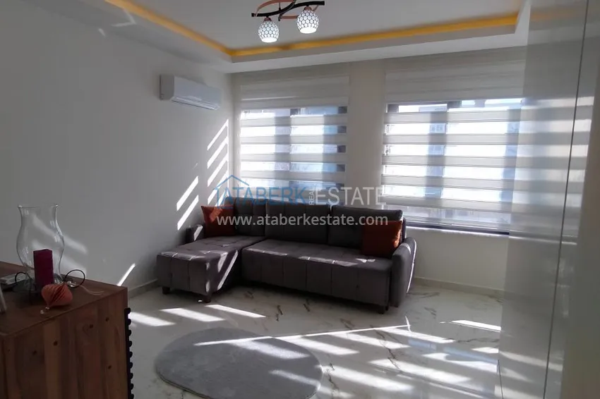 Приобрести Двухкомнатная квартира с мебелью в центре Алании – 700 м от пляжа  1 