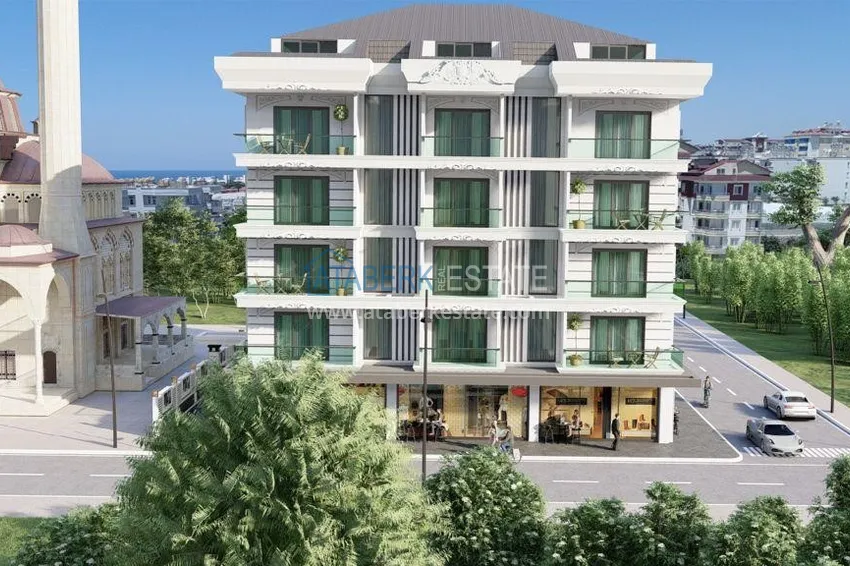 Строящейся проект жилого комплекса городского типа – Алания, район Оба 1 