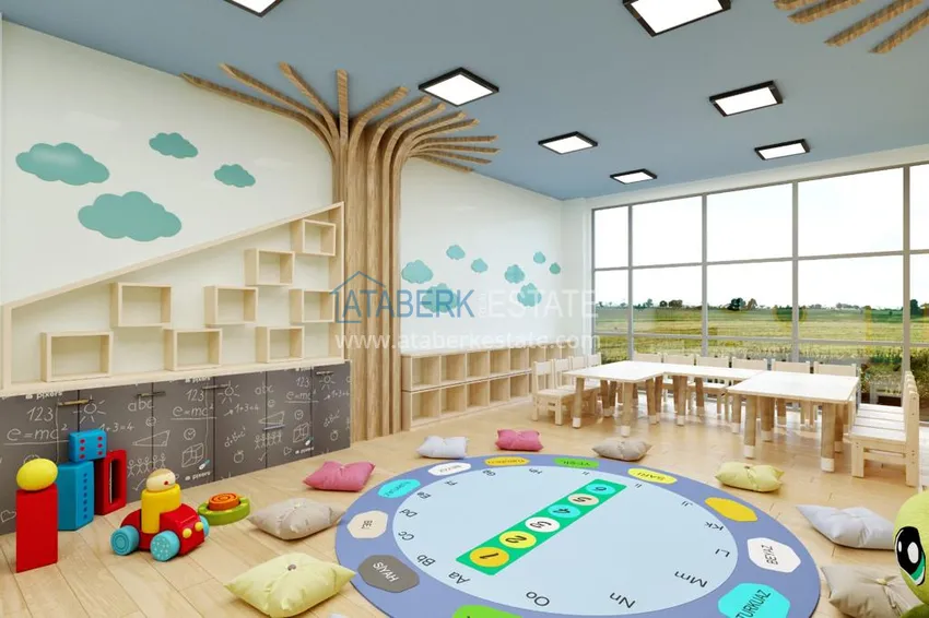 Апартаменты в строящемся комплексе на этапе котлована в районе Паяллар, Алания 12 