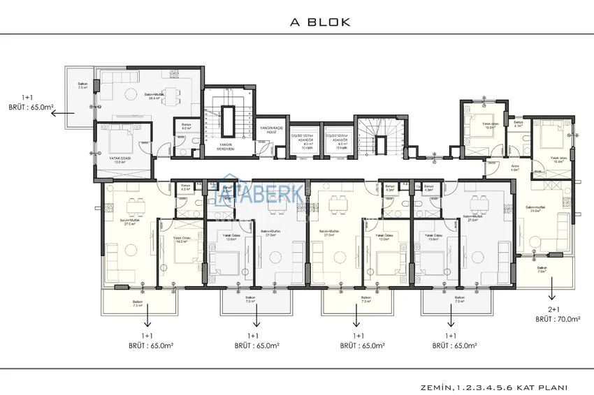 Купить дешево Апартаменты в строящемся комплексе на этапе котлована в районе Паяллар, Алания 1 