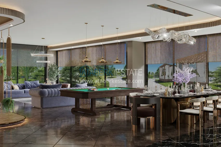 Современный жилой комплекс семейного типа на этапе строительства в Алании, район Демирташ 16 