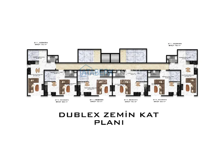 Купить дешево Предложение для инвесторов - проект нового жилого комплекса в Махмутларе 1 