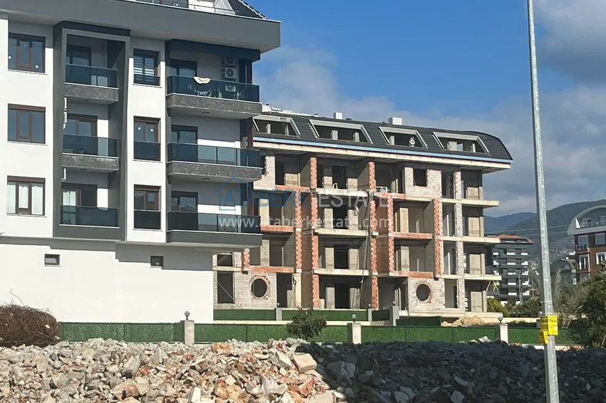 Квартира 1+1 от инвестора в комплексе на этапе строительства, Оба – Алания 6 