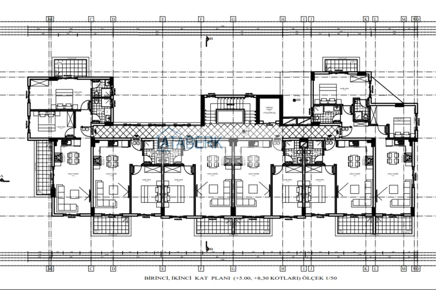 Купить дешево Новый проект городского жилого дома в Алании, район Паяллар 1 