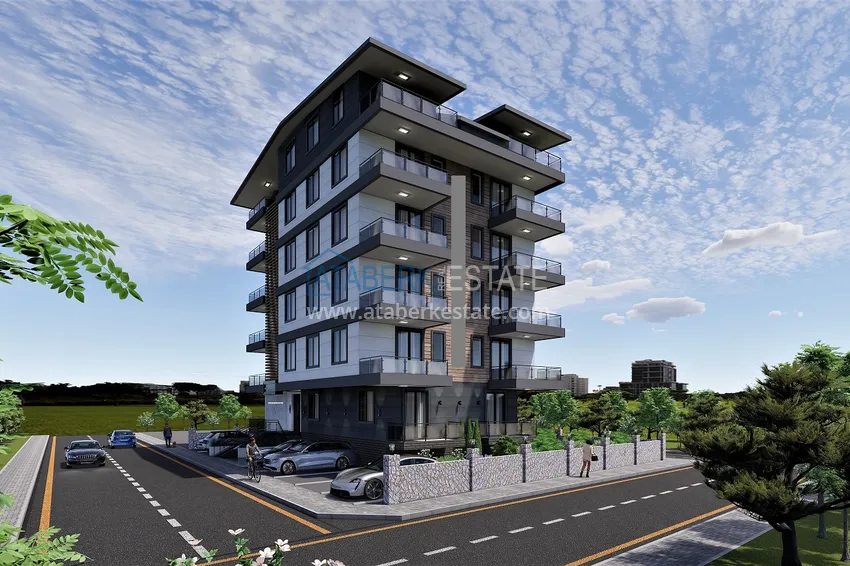 Старт продаж! Квартиры в Газипаше в комплексе на этапе строительства 1 