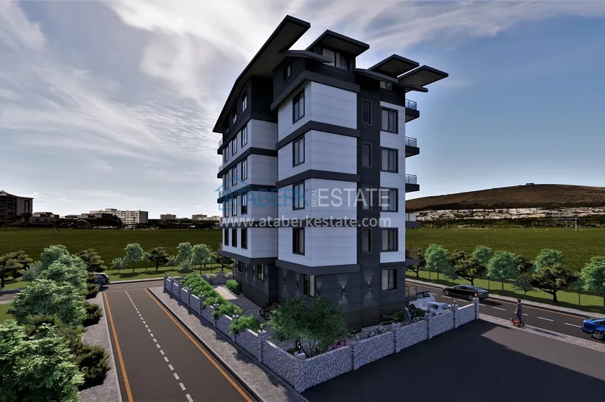 Старт продаж! Квартиры в Газипаше в комплексе на этапе строительства 4 