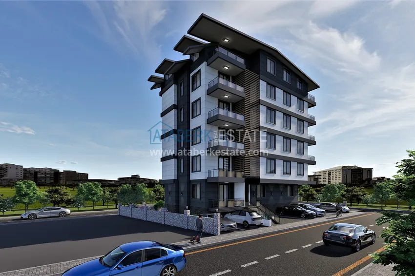 Старт продаж! Квартиры в Газипаше в комплексе на этапе строительства 5 