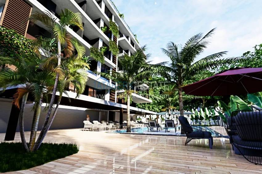 Двухкомнатная квартира напрямую от инвестора в строящемся комплексе - Алания, Газипаша 4 