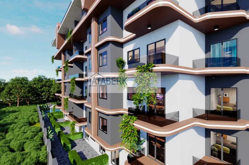 Новый проект жилого комплекса комфорт-класса в Газипаше, район Пазарджи 4 