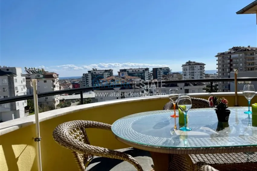 Приобрести Пентхаус-дуплекс 3+2 в Джикджилли с мебелью и видом на море, Джикджилли – Алания 21 