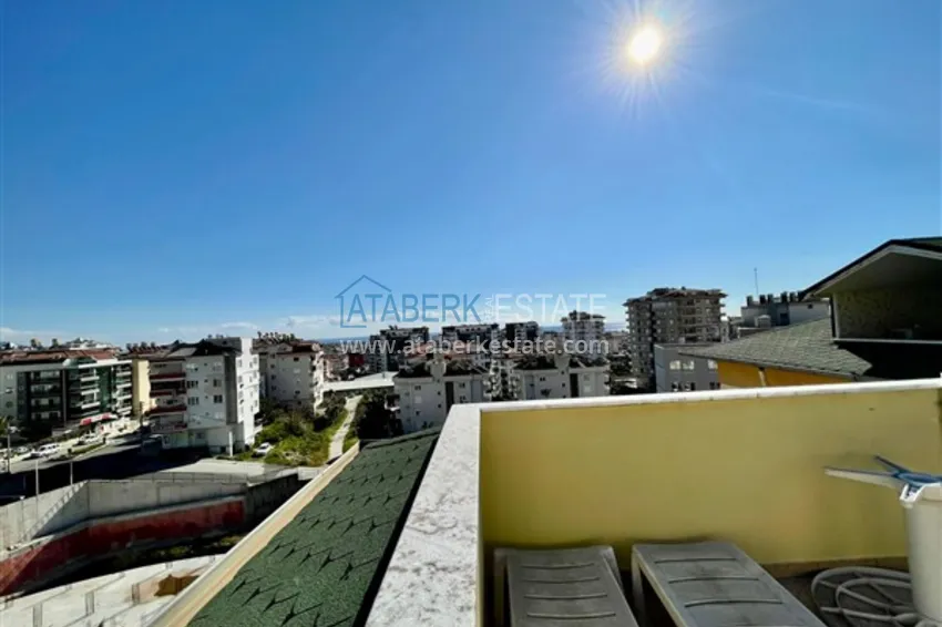 Приобрести Пентхаус-дуплекс 3+2 в Джикджилли с мебелью и видом на море, Джикджилли – Алания 23 