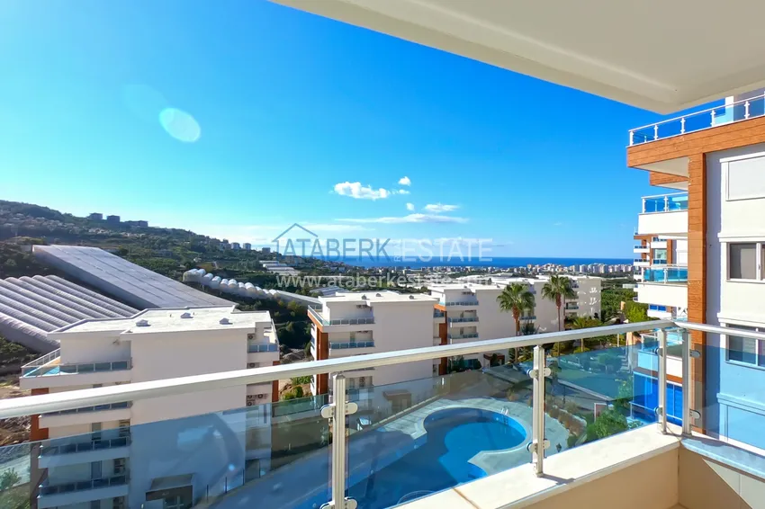 Приобрести Квартира 3+1 меблированная с видом на море, Каргыджак – Алания 23 