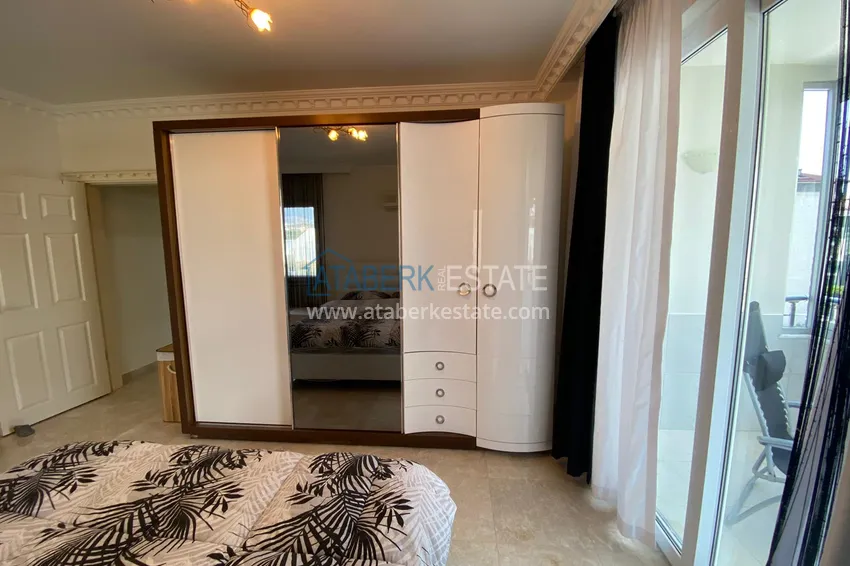 Приобрести Квартира 3+1 меблированная с видом на море и горы в комплексе на первой береговой, Кестель – Алания 23