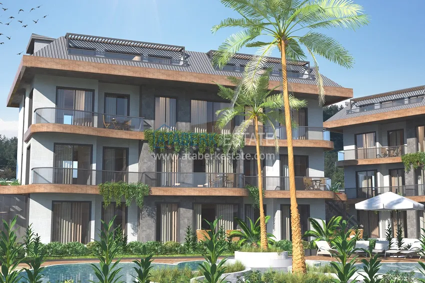 Новый проект ультрасовременного жилого комплекса в Алании – район Бекташ 29 