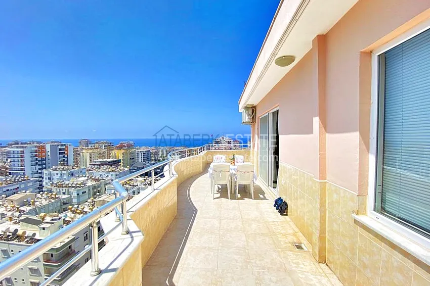 Приобрести Пентхаус-дуплекс 3+1 в Махмутларе с мебелью, застекленным балконом и видом на море 26 