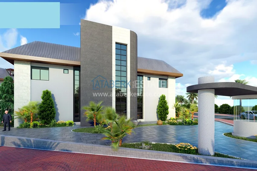 Новый проект ультрасовременного жилого комплекса в Алании – район Бекташ 30 