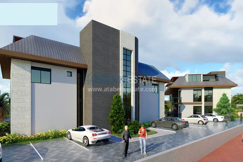 Новый проект ультрасовременного жилого комплекса в Алании – район Бекташ 31 