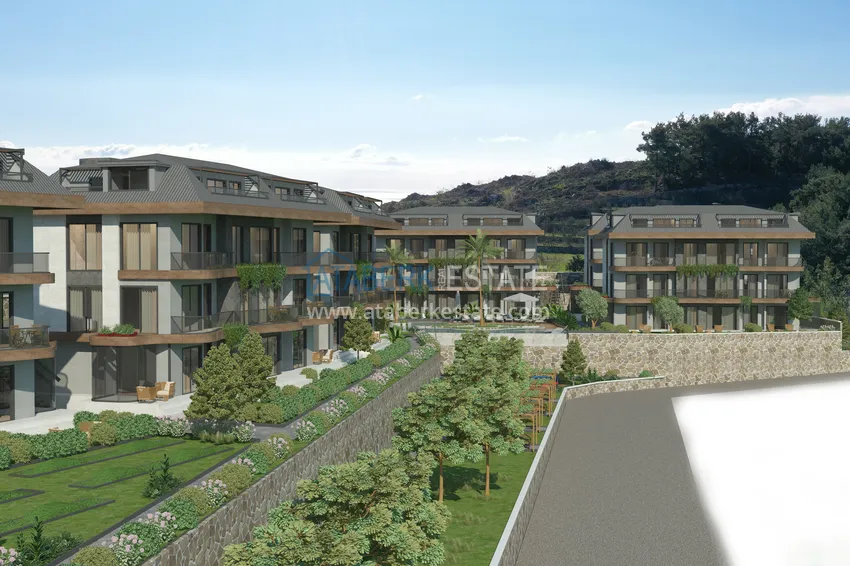 Новый проект ультрасовременного жилого комплекса в Алании – район Бекташ 34 