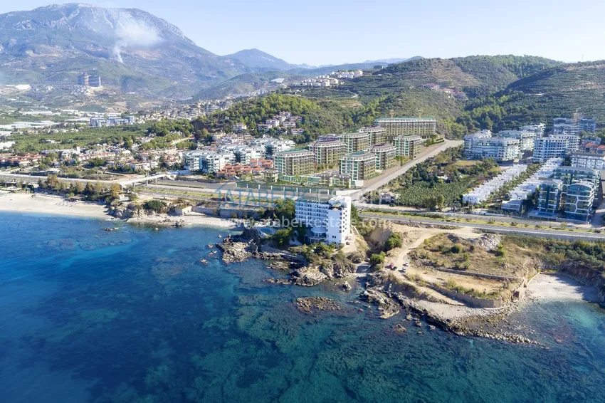 Квартира 2+1 меблированная с открытым видом на море, Каргыджак – Алания 2 