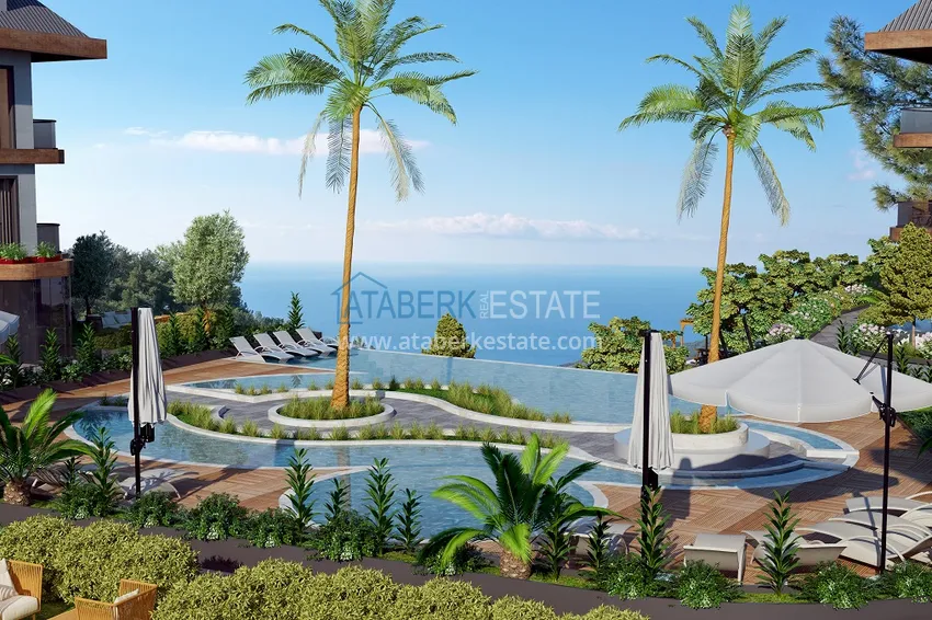 Новый проект ультрасовременного жилого комплекса в Алании – район Бекташ 3 