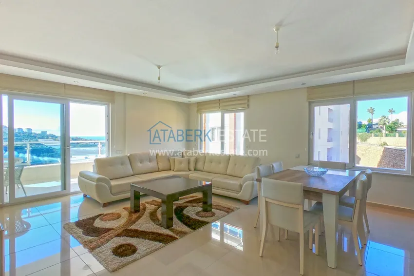 Приобрести Квартира 3+1 меблированная с видом на море, Каргыджак – Алания 2 