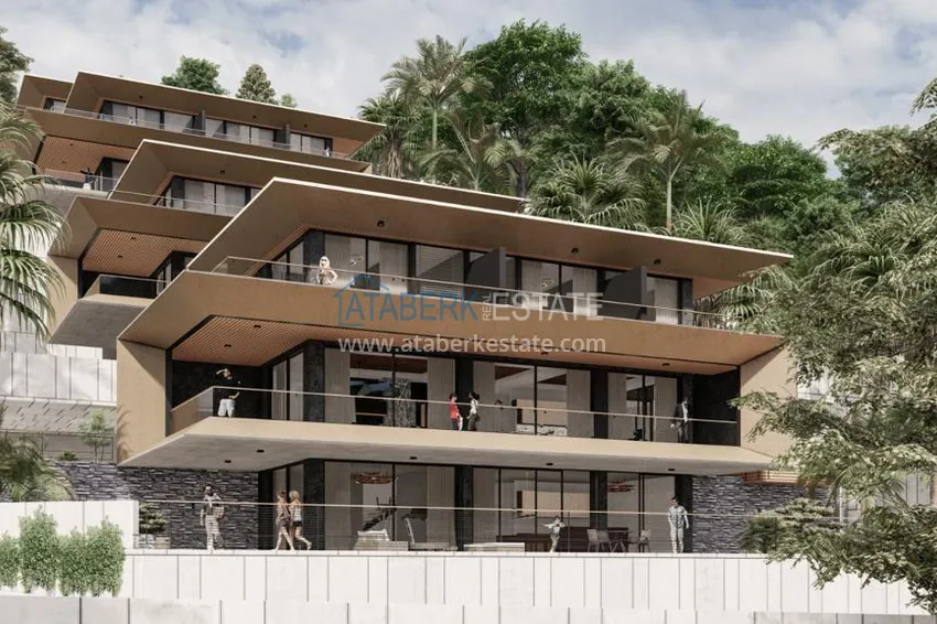 Новый проект комплекса элитных видовых вилл от застройщика в Алании – район Бекташ 2 