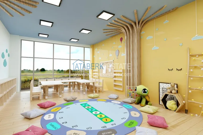 Апартаменты в строящемся комплексе на этапе котлована в районе Паяллар, Алания 13 