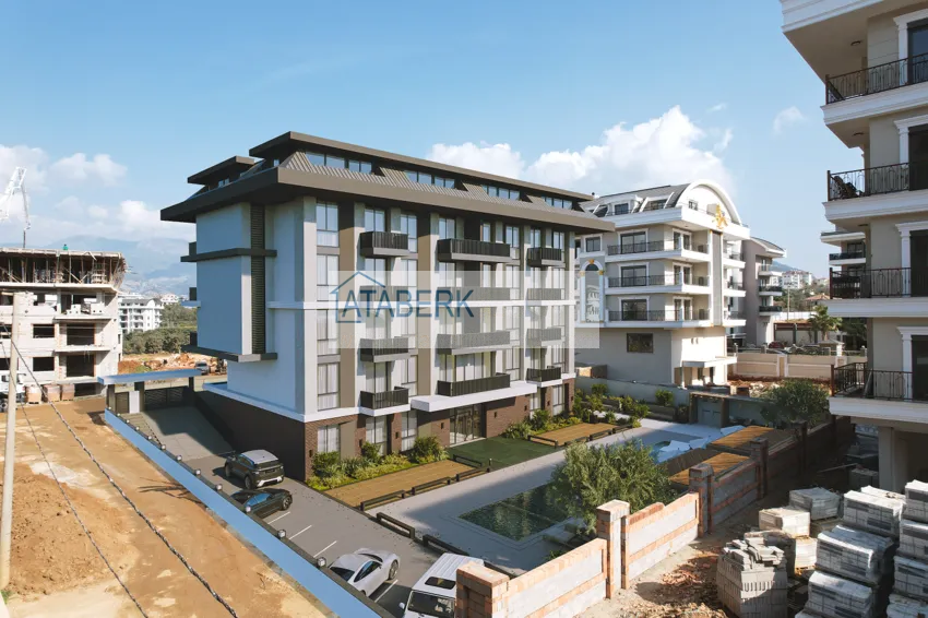 Инвестиционно-привлекательный проект жилого комплекса в Алании, Оба  1 