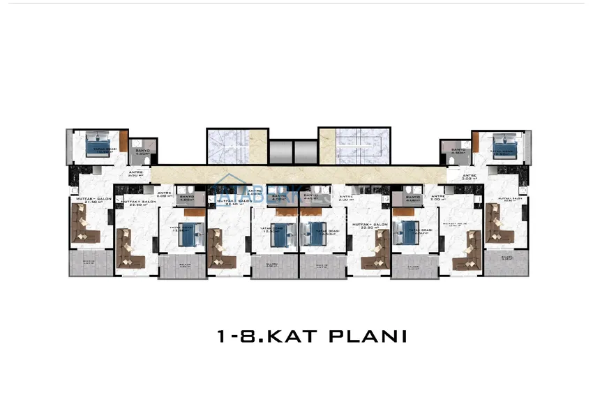 Купить дешево Предложение для инвесторов - проект нового жилого комплекса в Махмутларе 2 