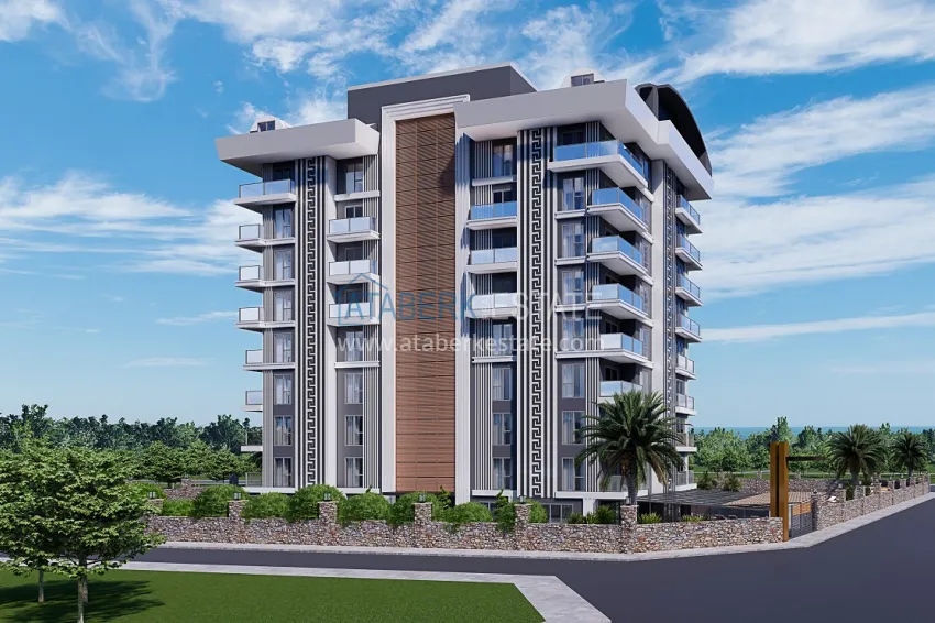 Строящийся жилой комплекс премиального класса в Алании, район Паяллар 2 