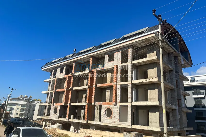 Квартира 1+1 от инвестора в комплексе на этапе строительства, Оба – Алания 7 