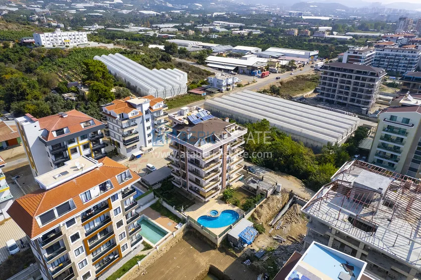 Квартира 3+1 в районе Кестель после ремонта с отдельной кухней в 150 м от моря  2 