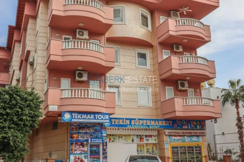 Просторная двухкомнатная квартира с мебелью и тремя балконами – центр Алании, Дамлаташ 2 