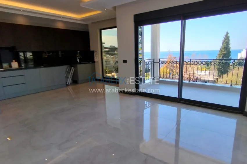 Приобрести Квартира 2+1 с качественной чистовой отделкой и открытым видом на море в эксклюзивном комплексе – Алания, Каргыджак 4