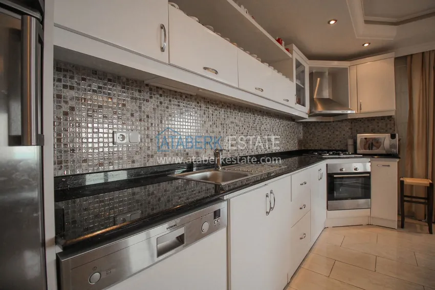 Приобрести Квартира 2+1 меблированная с видом на море и горы, район Махмутлар – Алания 3 